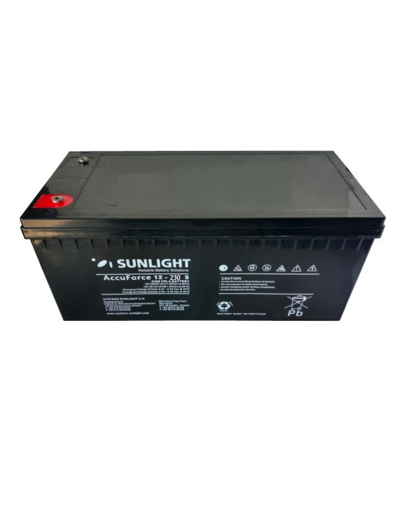 SUNLIGHT AccuForce 12V - 230Ah S Solar VRLA Battery